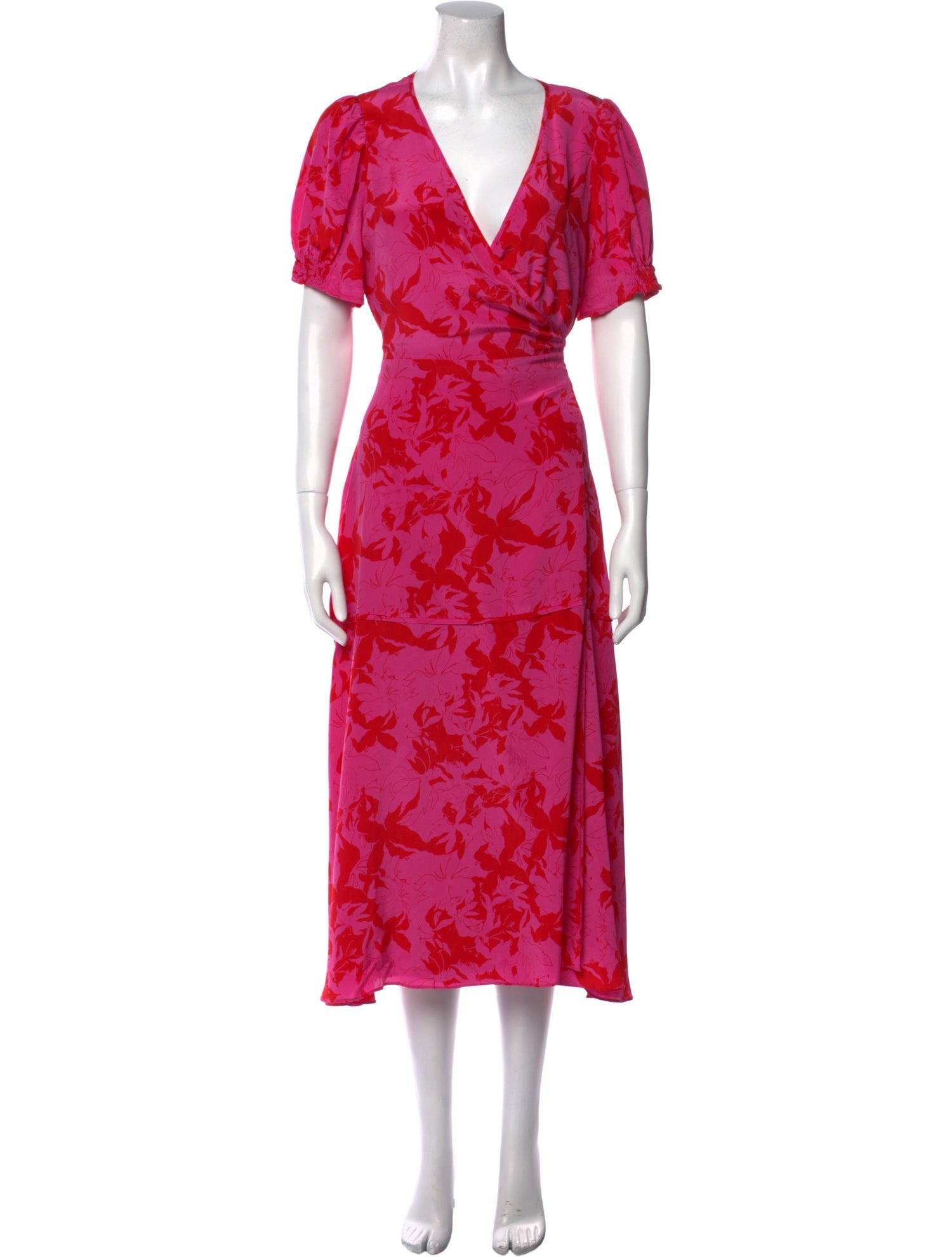 Tanya Taylor Silk Midi Length Dress