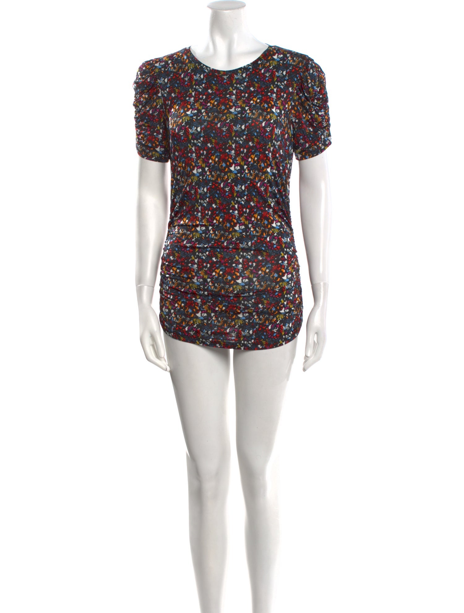 Tanya Taylor Floral Print Mini Dress