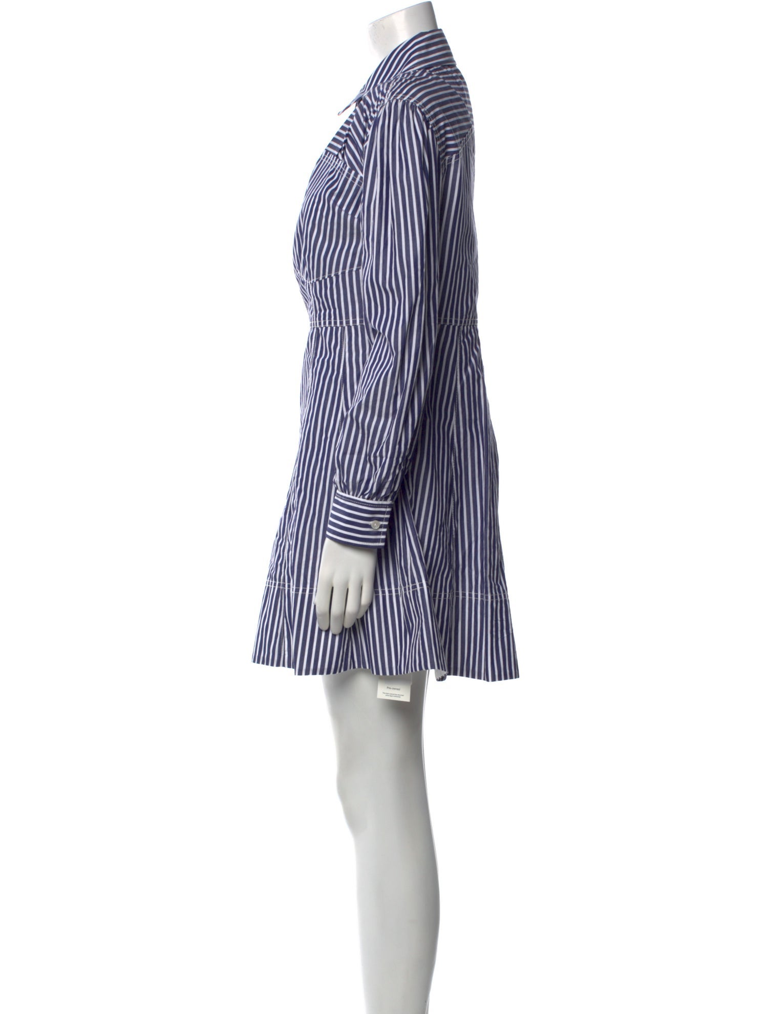 Tanya Taylor Striped Mini Dress