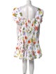 Tanya Taylor Floral Print Knee-Length Dress