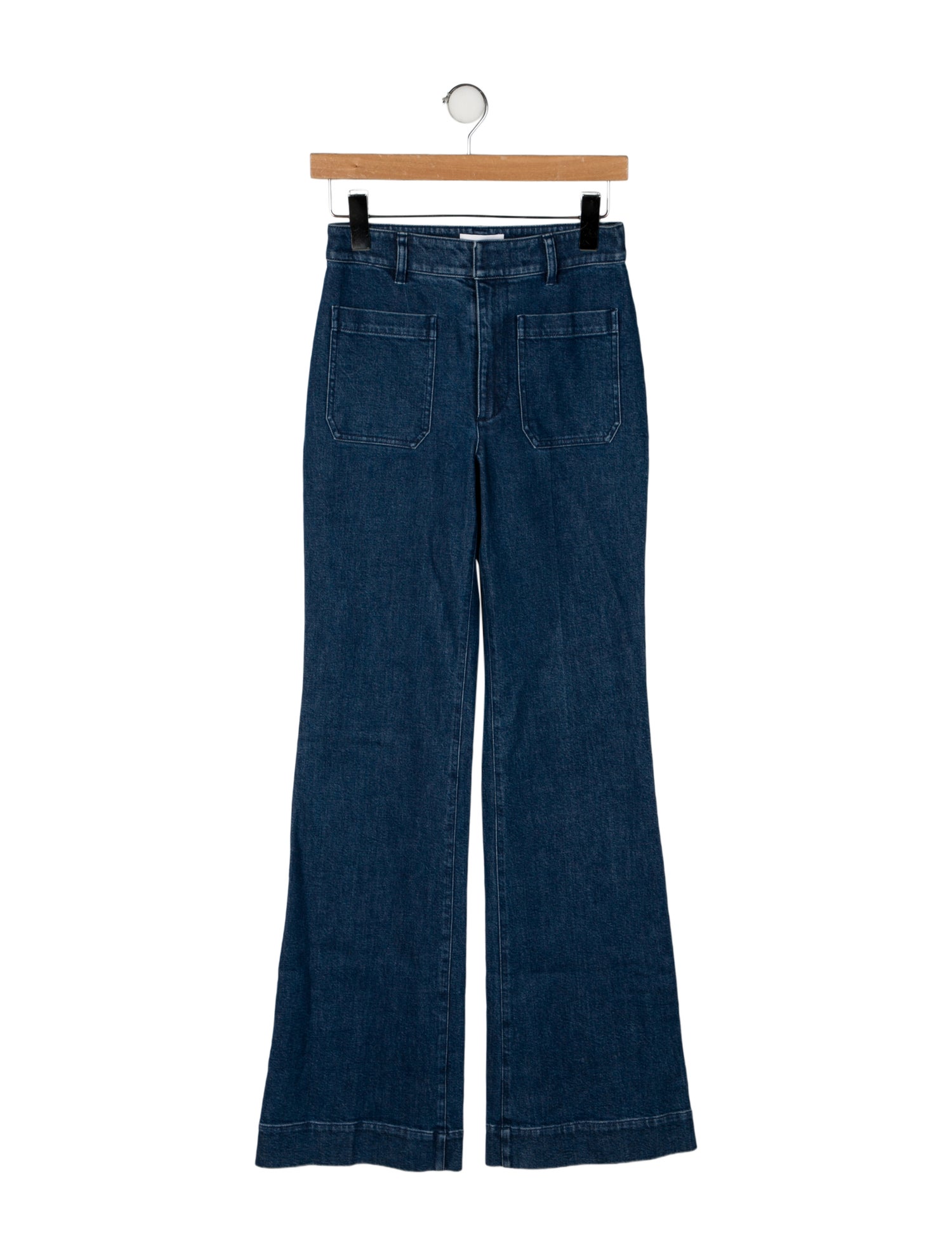 Tanya Taylor Mid-Rise Wide Leg Jeans