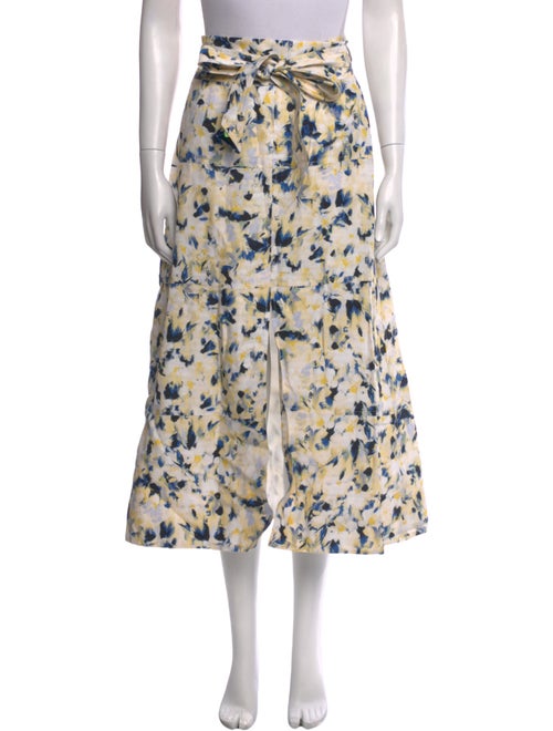 Tanya Taylor Printed Midi Length Skirt