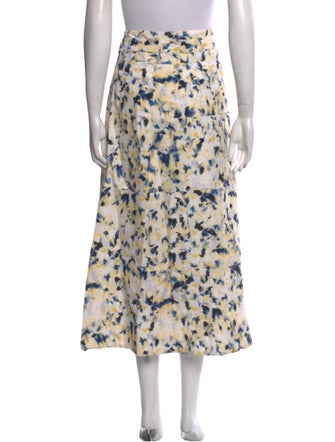 Tanya Taylor Printed Midi Length Skirt