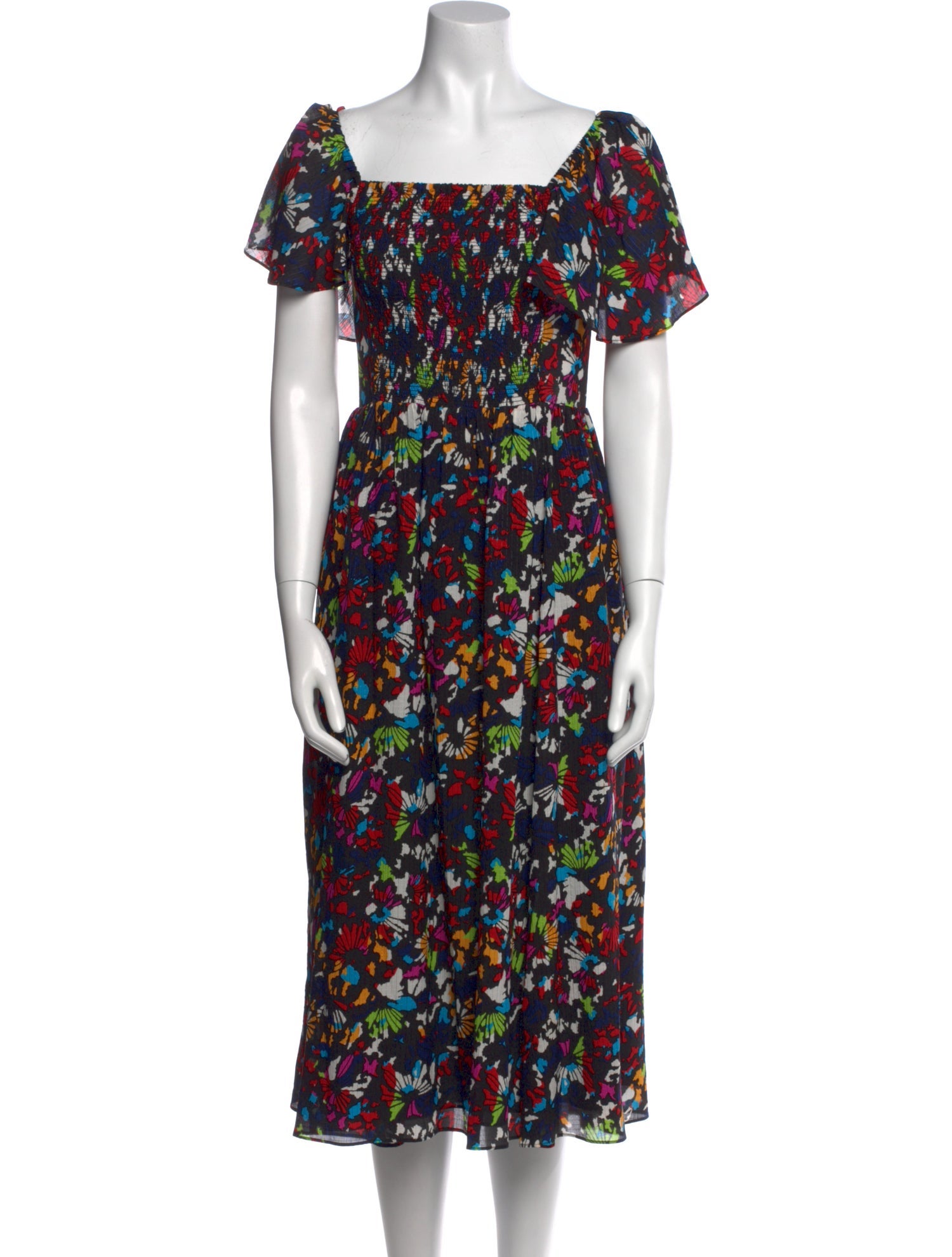 Tanya Taylor Silk Long Dress
