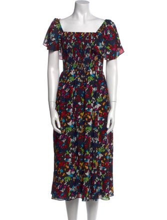Tanya Taylor Silk Long Dress
