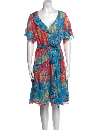 Tanya Taylor Silk Knee-Length Dress