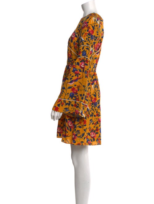 Tanya Taylor Floral Print Mini Dress