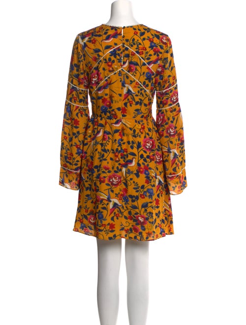 Tanya Taylor Floral Print Mini Dress