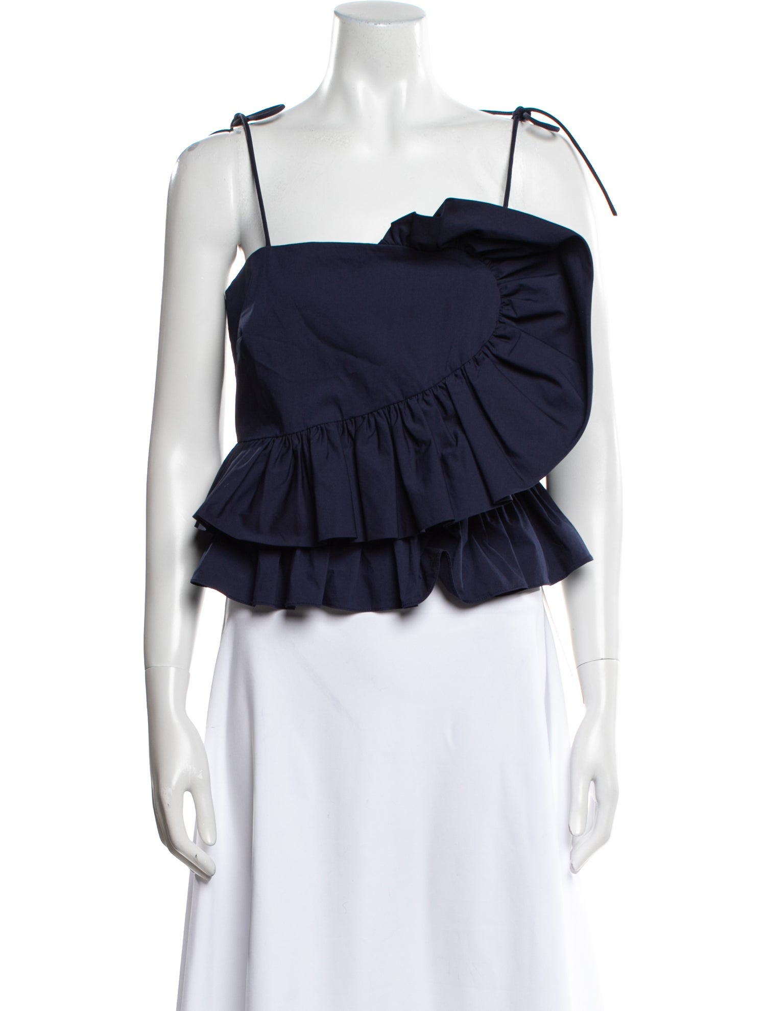 Tanya Taylor Square Neckline Sleeveless Crop Top w/ Tags