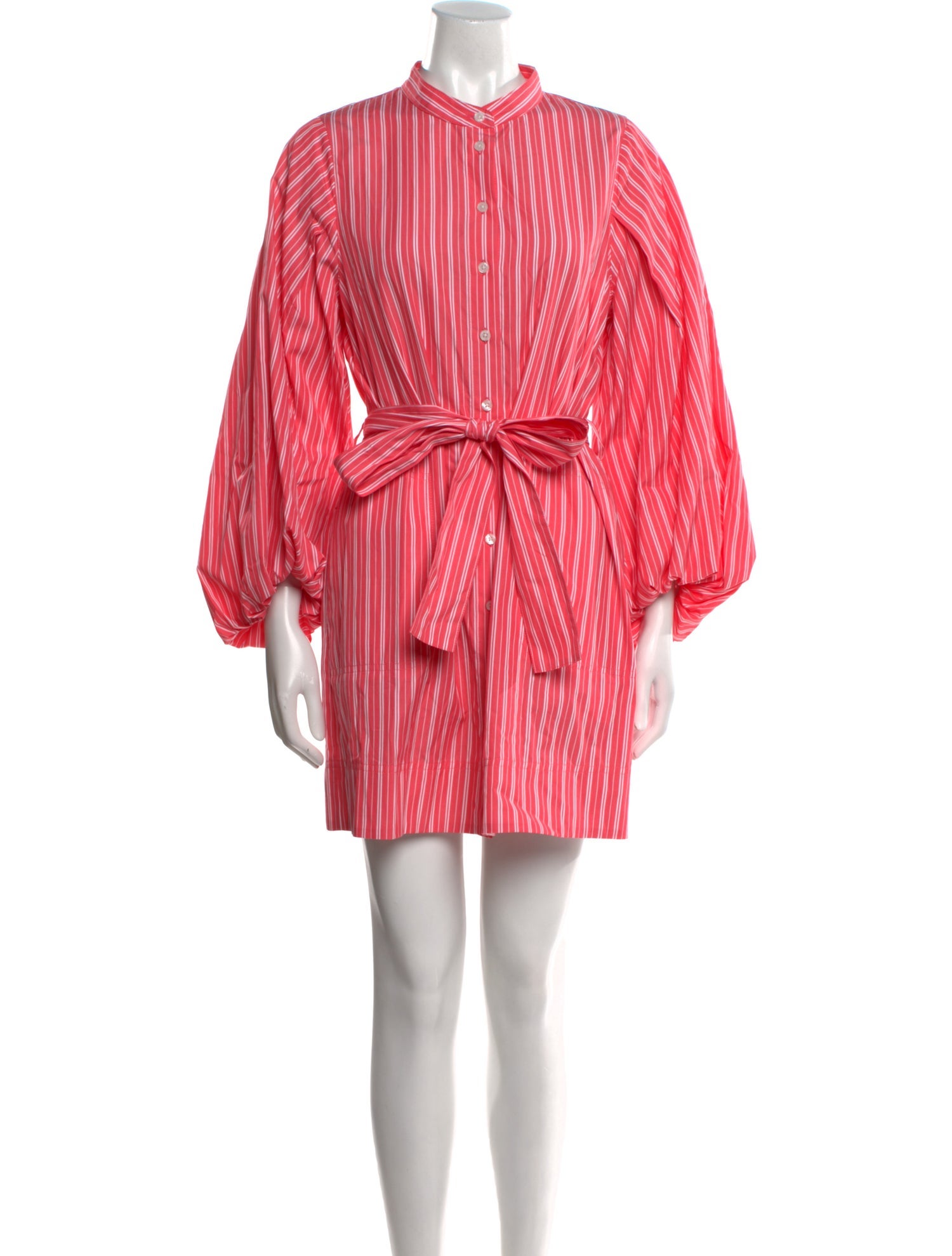 Tanya Taylor Striped Mini Dress