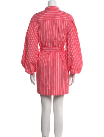 Tanya Taylor Striped Mini Dress