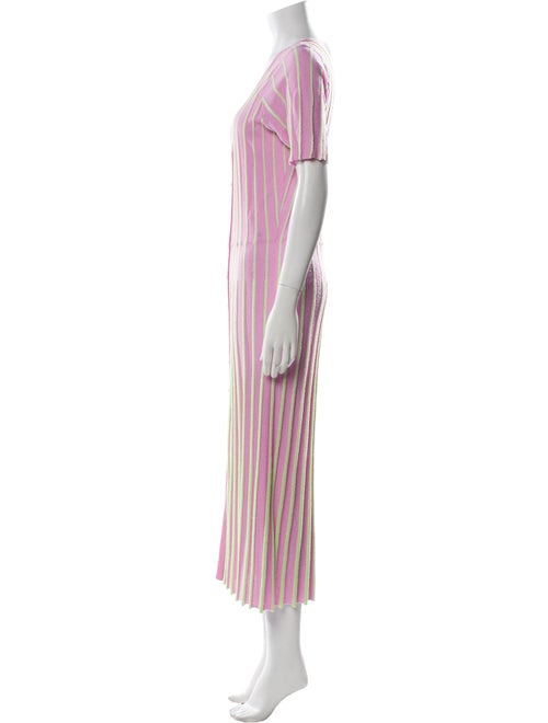 Tanya Taylor Striped Long Dress