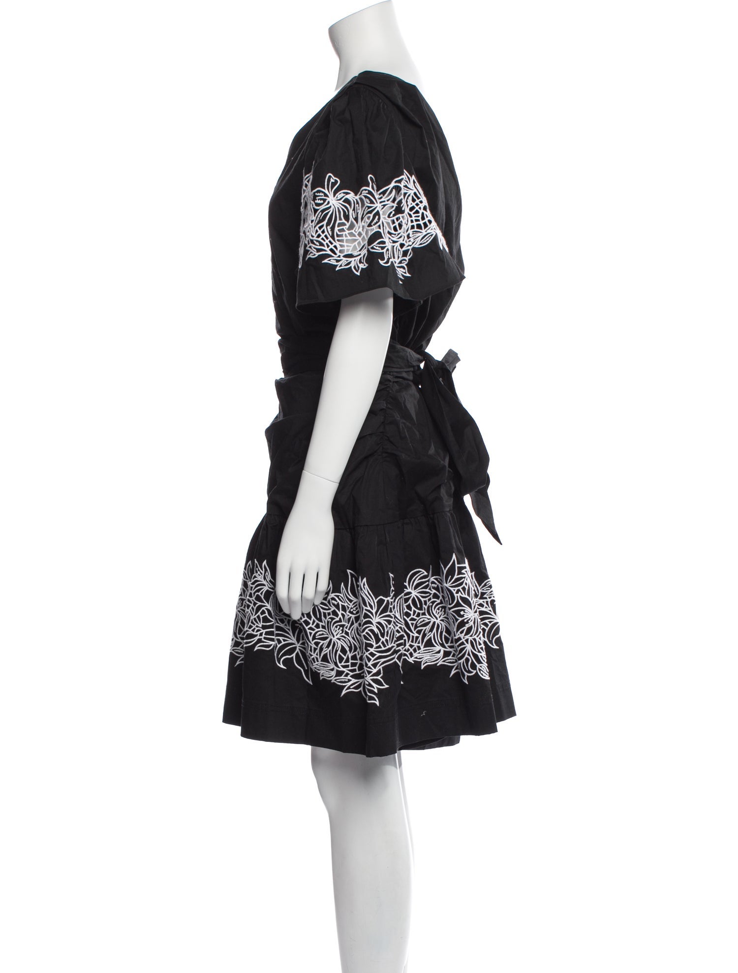 Tanya Taylor One-Shoulder Knee-Length Dress