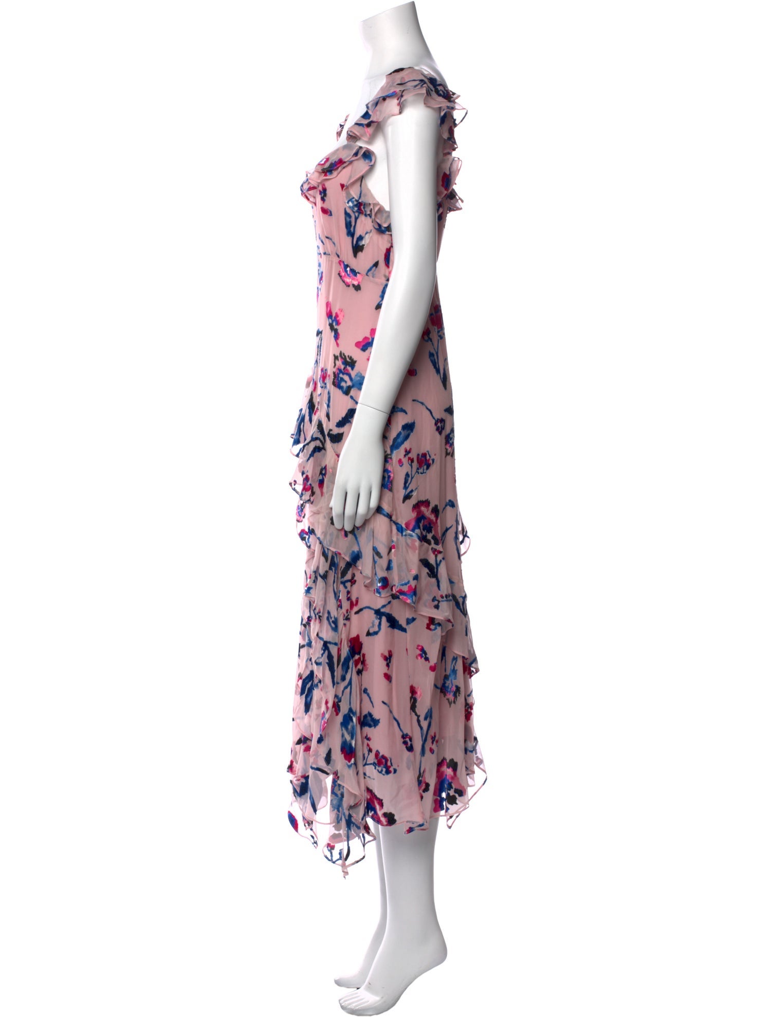 Tanya Taylor Silk Long Dress