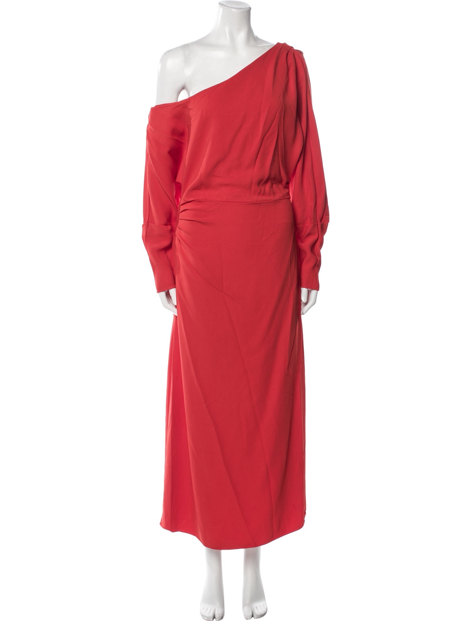 Tanya Taylor One-Shoulder Long Dress