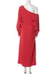 Tanya Taylor One-Shoulder Long Dress