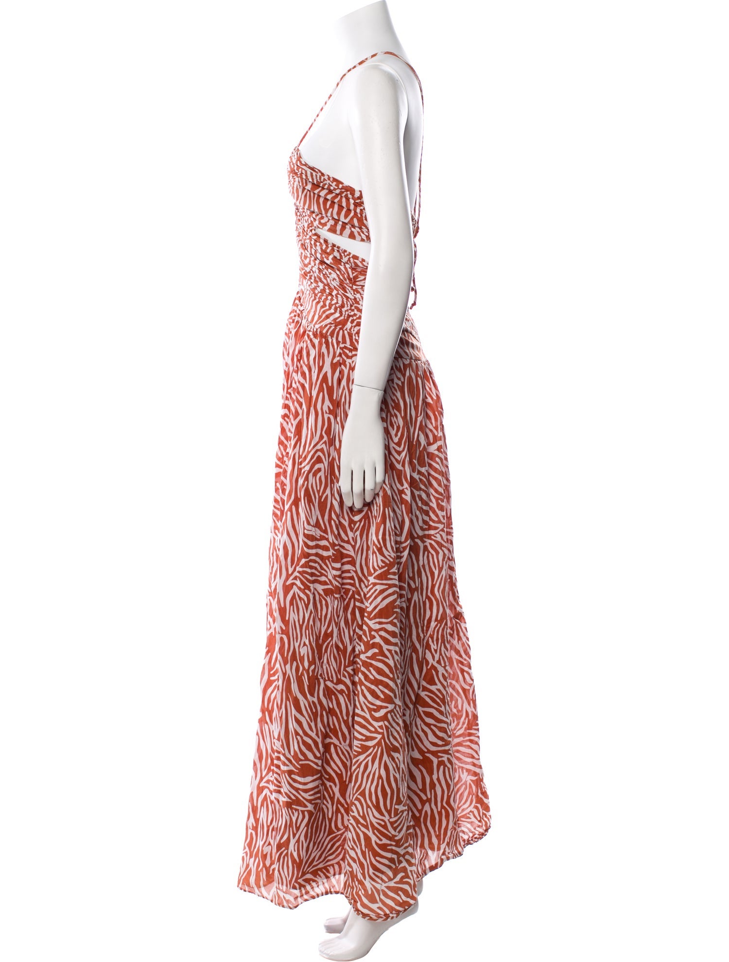 Tanya Taylor Printed Long Dress