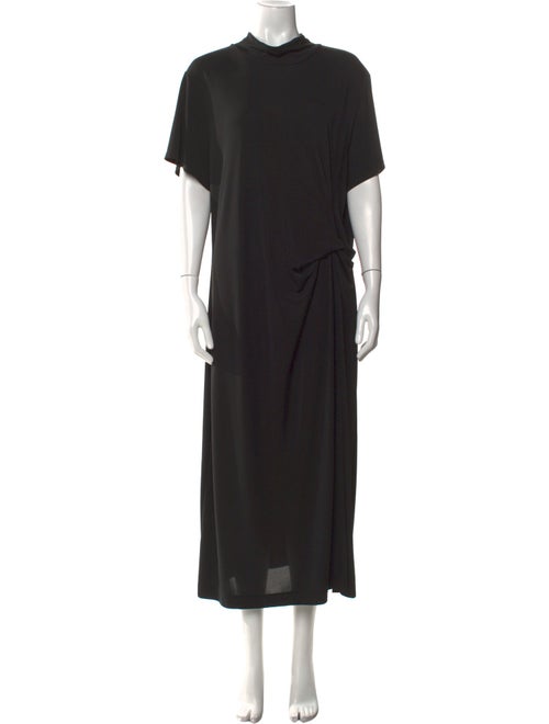 Tanya Taylor Mock Neck Long Dress