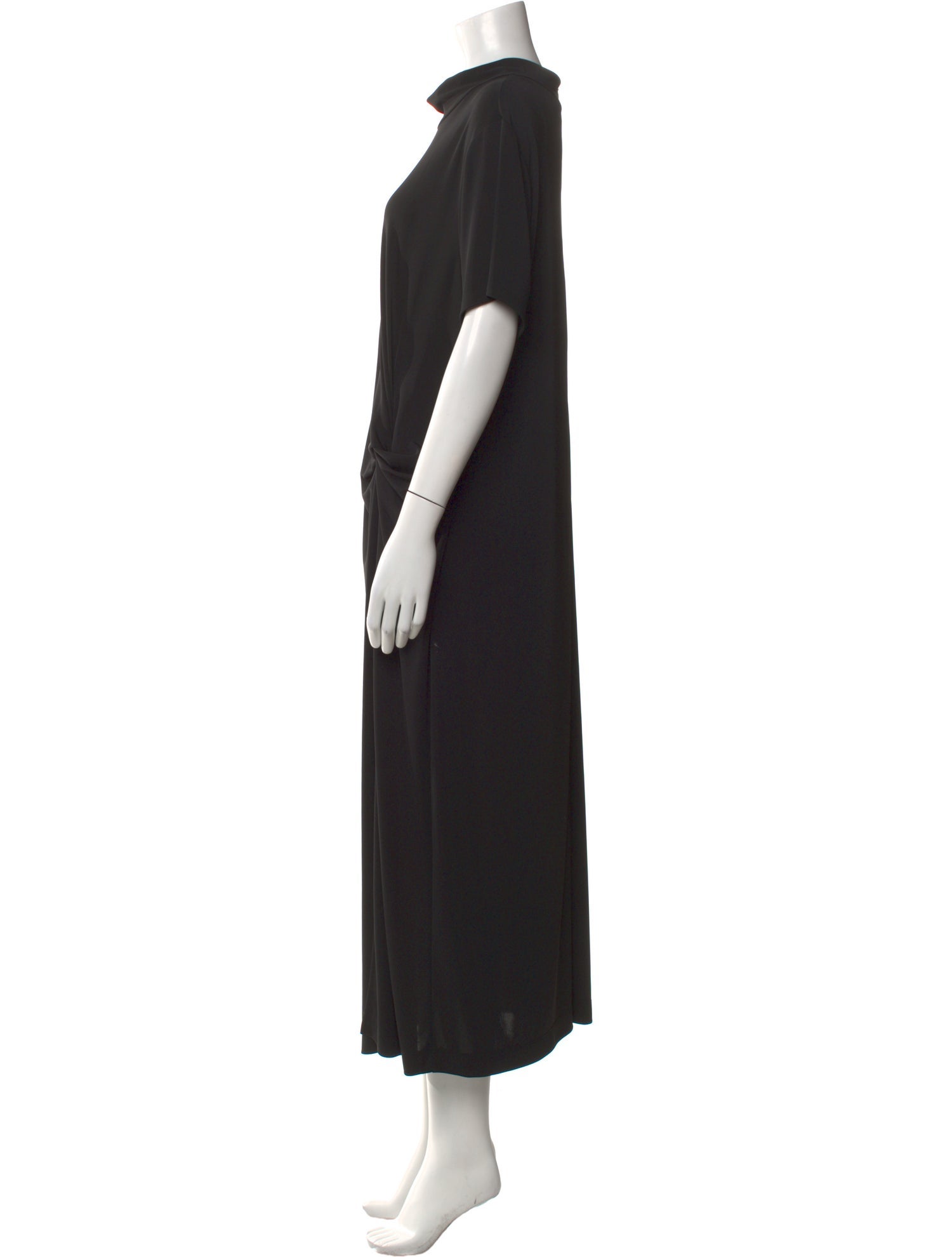 Tanya Taylor Mock Neck Long Dress