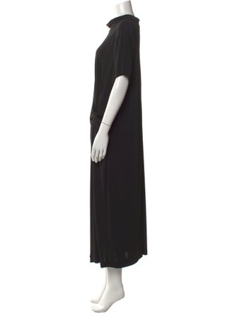Tanya Taylor Mock Neck Long Dress
