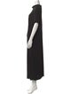 Tanya Taylor Mock Neck Long Dress