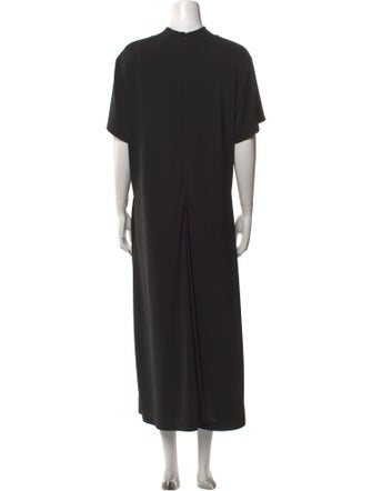 Tanya Taylor Mock Neck Long Dress