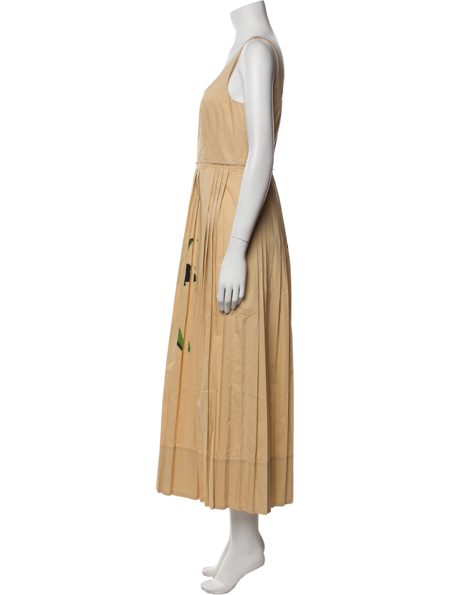 Tanya Taylor Graphic Print Long Dress