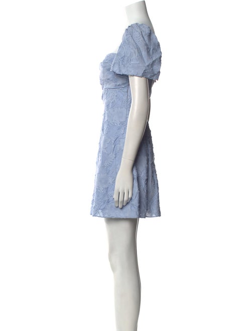 Tanya Taylor Square Neckline Mini Dress