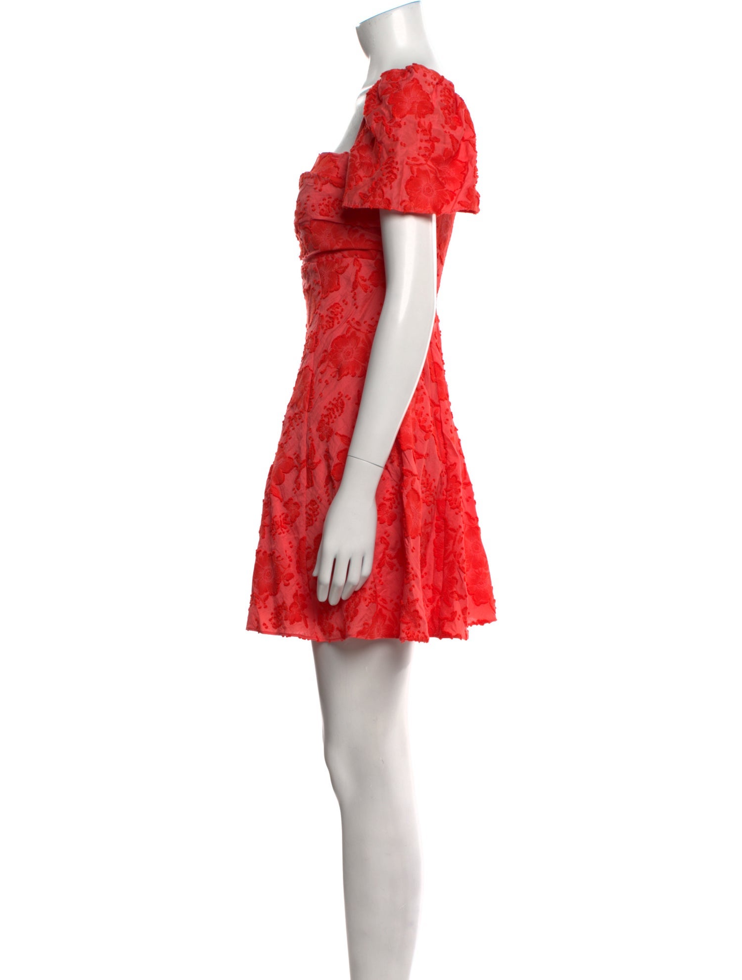 Tanya Taylor Floral Print Mini Dress