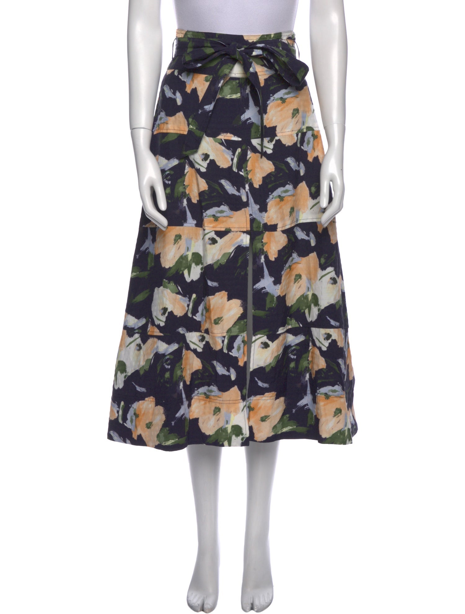 Tanya Taylor Printed Midi Length Skirt