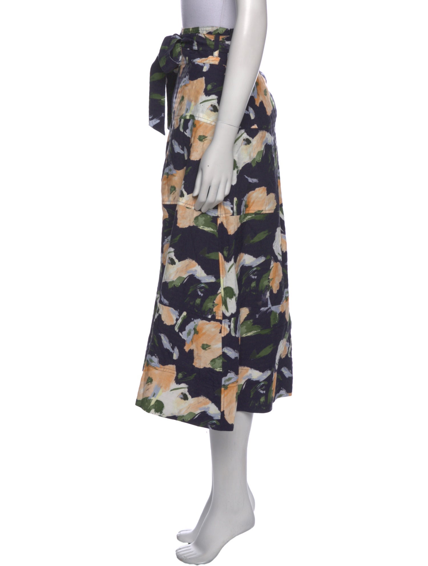 Tanya Taylor Printed Midi Length Skirt