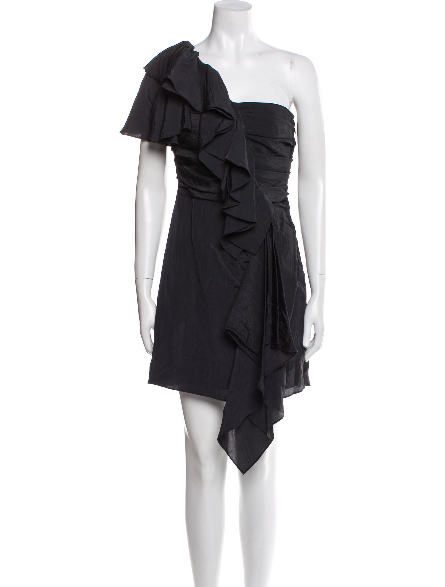 Tanya Taylor One-Shoulder Midi Length Dress