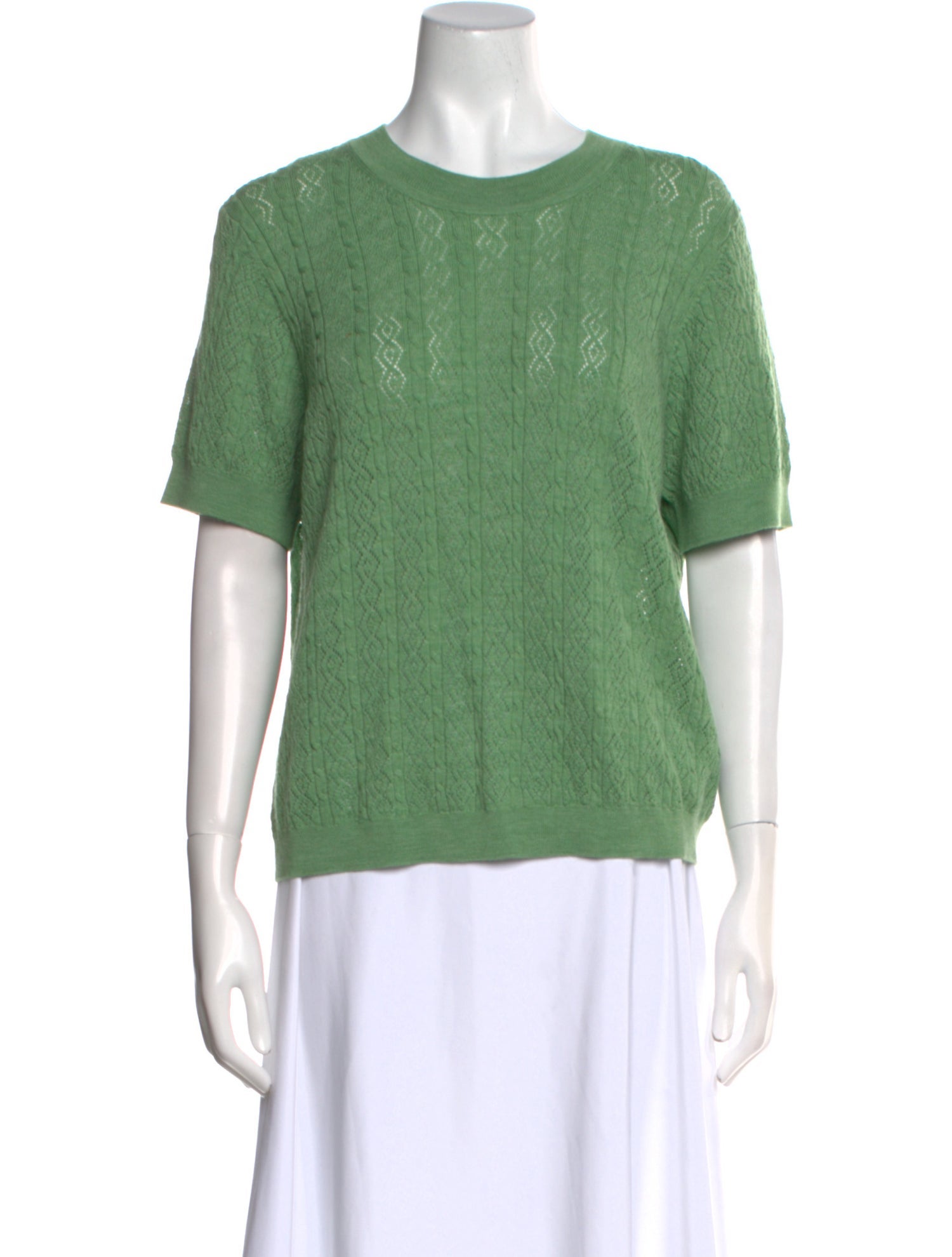 Tanya Taylor Merino Wool Crew Neck T-Shirt w/ Tags