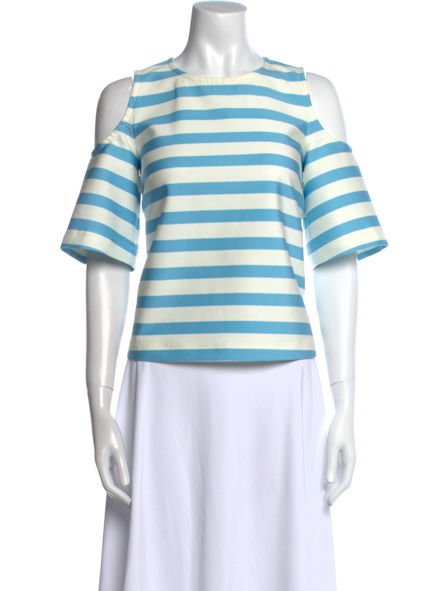 Tanya Taylor Striped Crew Neck T-Shirt