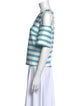 Tanya Taylor Striped Crew Neck T-Shirt