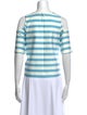 Tanya Taylor Striped Crew Neck T-Shirt