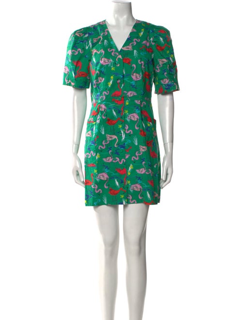 Tanya Taylor Printed Mini Dress