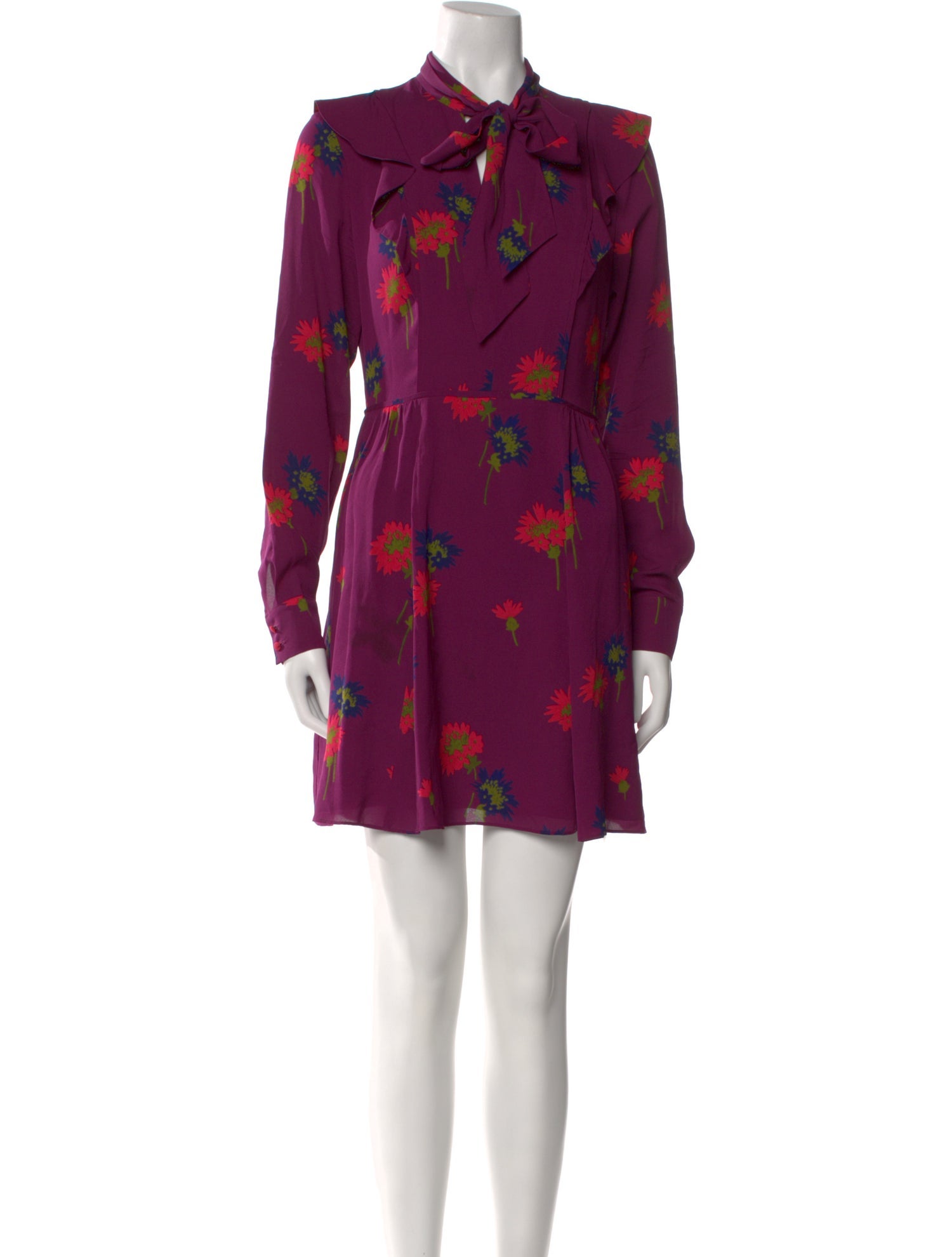 Tanya Taylor Silk Mini Dress