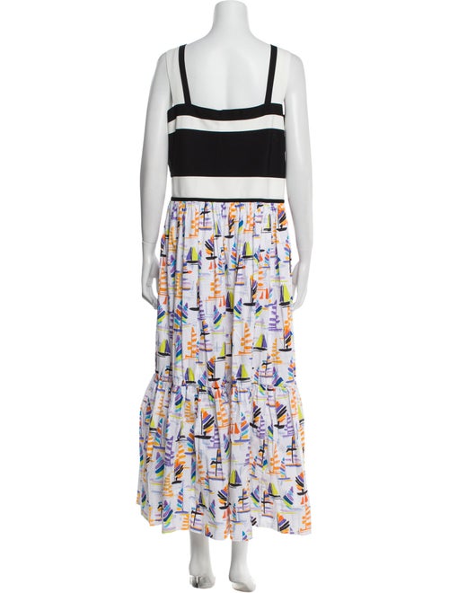 Tanya Taylor Printed Long Dress