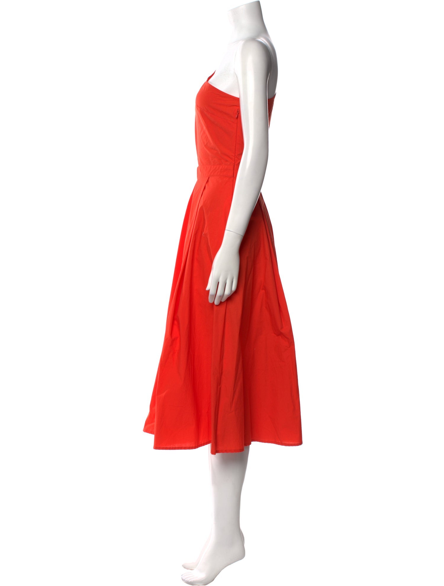 Tanya Taylor One-Shoulder Midi Length Dress