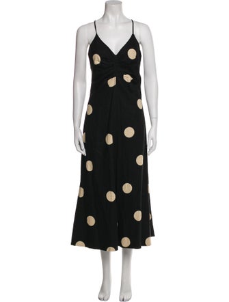 Tanya Taylor Linen Long Dress