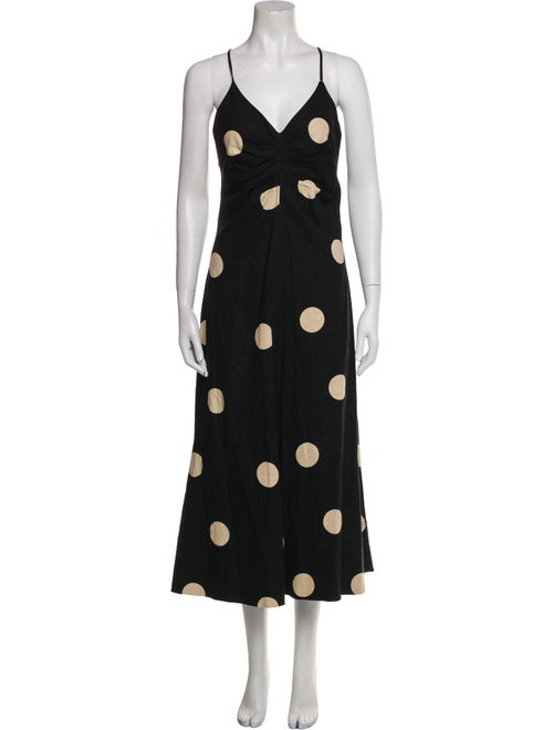 Tanya Taylor Linen Long Dress