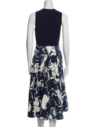 Tanya Taylor Printed Midi Length Dress