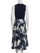 Tanya Taylor Printed Midi Length Dress
