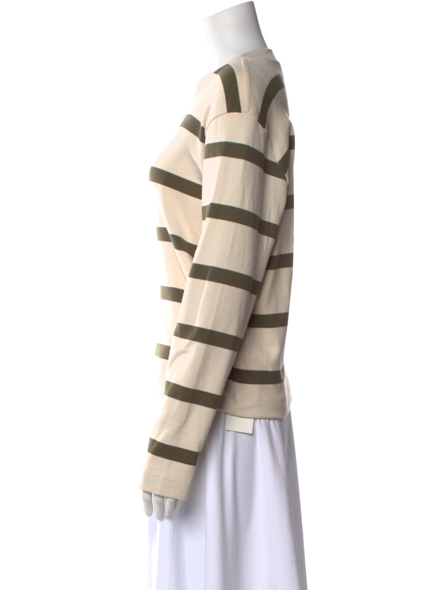 Tanya Taylor Striped Crew Neck Sweatshirt