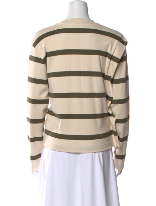 Tanya Taylor Striped Crew Neck Sweatshirt