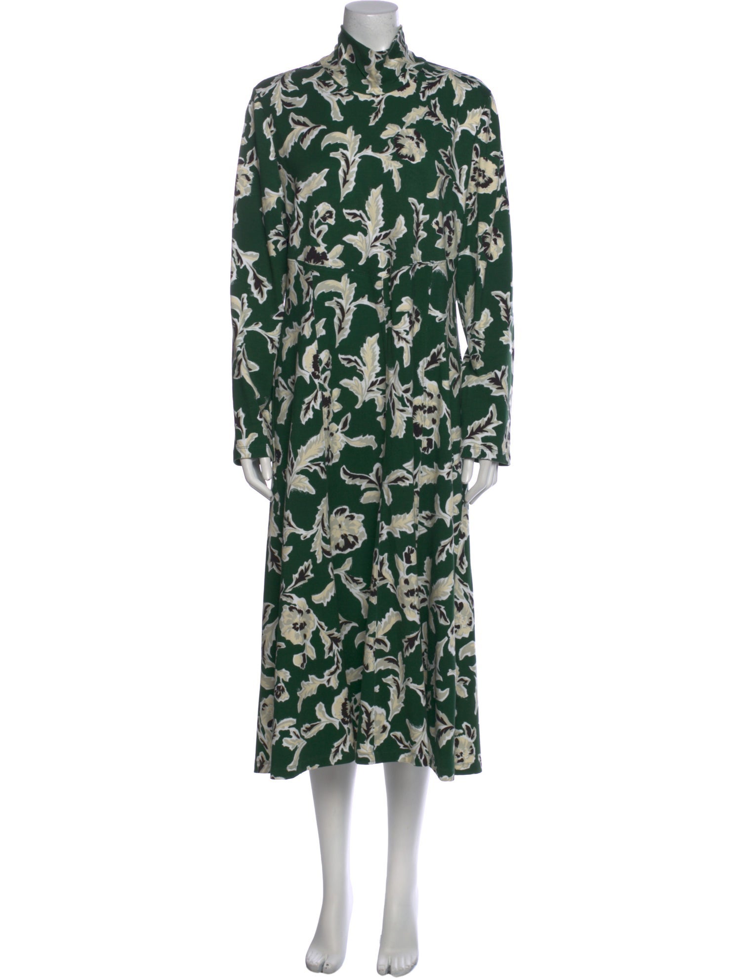 Tanya Taylor Floral Print Long Dress