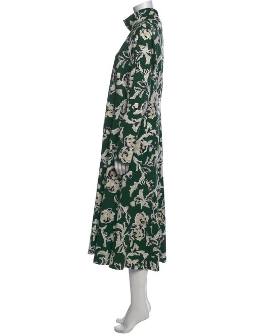 Tanya Taylor Floral Print Long Dress