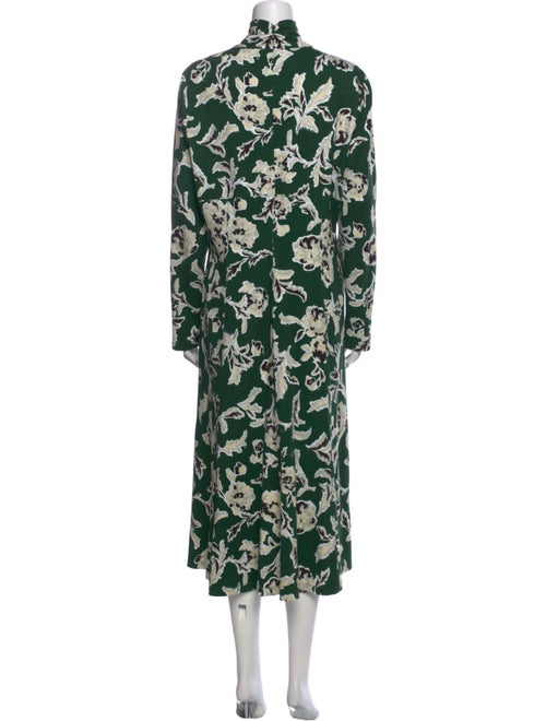 Tanya Taylor Floral Print Long Dress