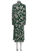 Tanya Taylor Floral Print Long Dress